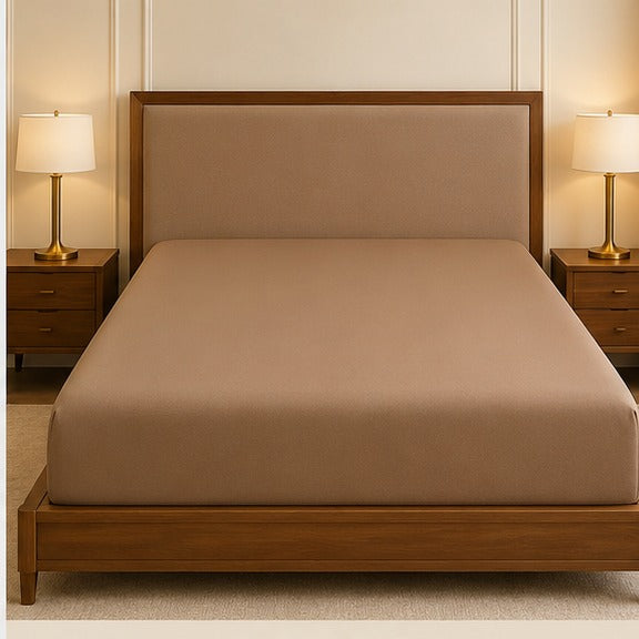 elegant camel tan bedspread set