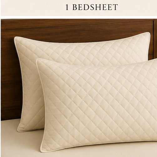 elegant cream bedspread set