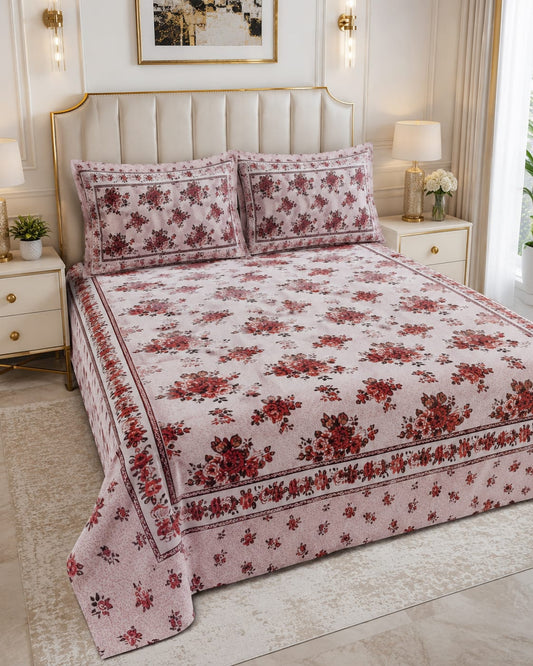 Chateau Rose Crystal Cotton Lifetime Bedsheet