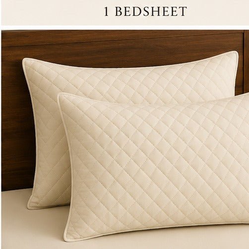 Elegant Cream Bedspread Set - Zarle