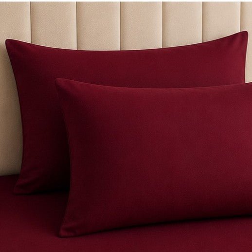 Elegant Maroon Bedspread Set - Zarle
