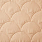 luxury peach bedspread set