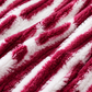 luxury plush bed blanket dark pink