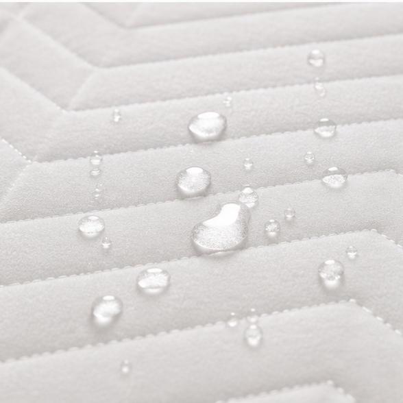 waterproof quilted mattress protector white