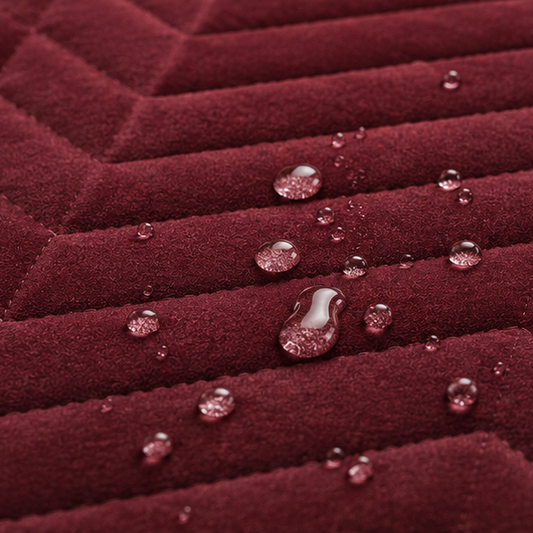 waterproof quilted mattress protector maroon