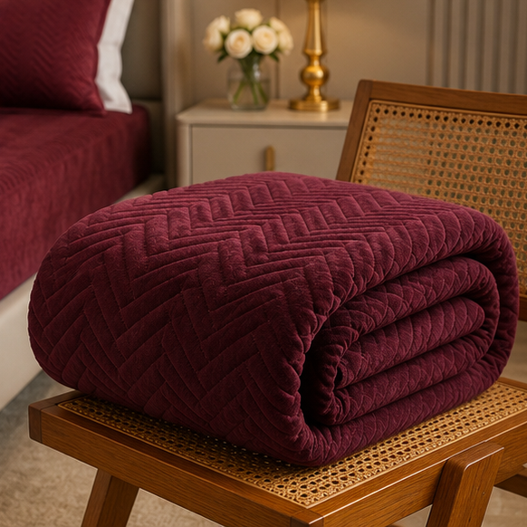 waterproof quilted mattress protector maroon