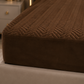 waterproof quilted mattress dark brown