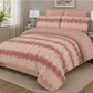 printed pure cotton bedsheet peach