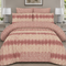 printed pure cotton bedsheet peach