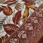 crystal cotton lifetime bedsheet brown and rust