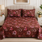 crystal cotton lifetime bedsheet deep brown