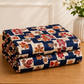 crystal cotton lifetime bedsheet navy blue and red