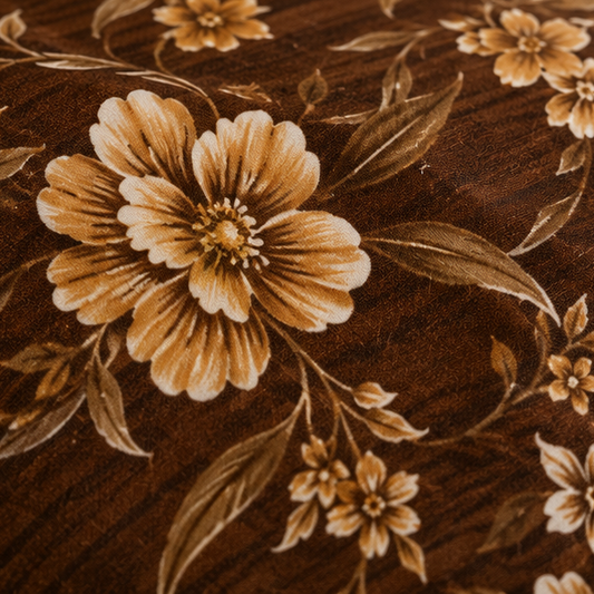 crystal cotton lifetime bedsheet brown