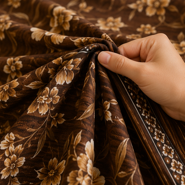 crystal cotton lifetime bedsheet brown