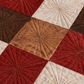 crystal cotton lifetime bedsheet maroon and brown