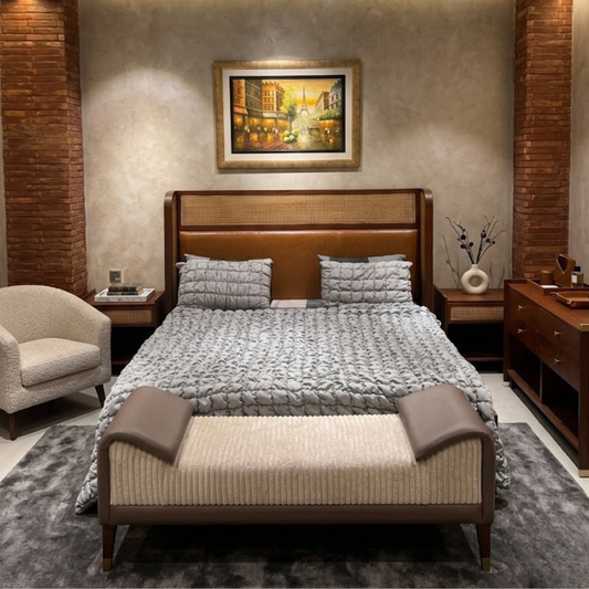 elegant grey bedspread set