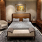 elegant grey bedspread set