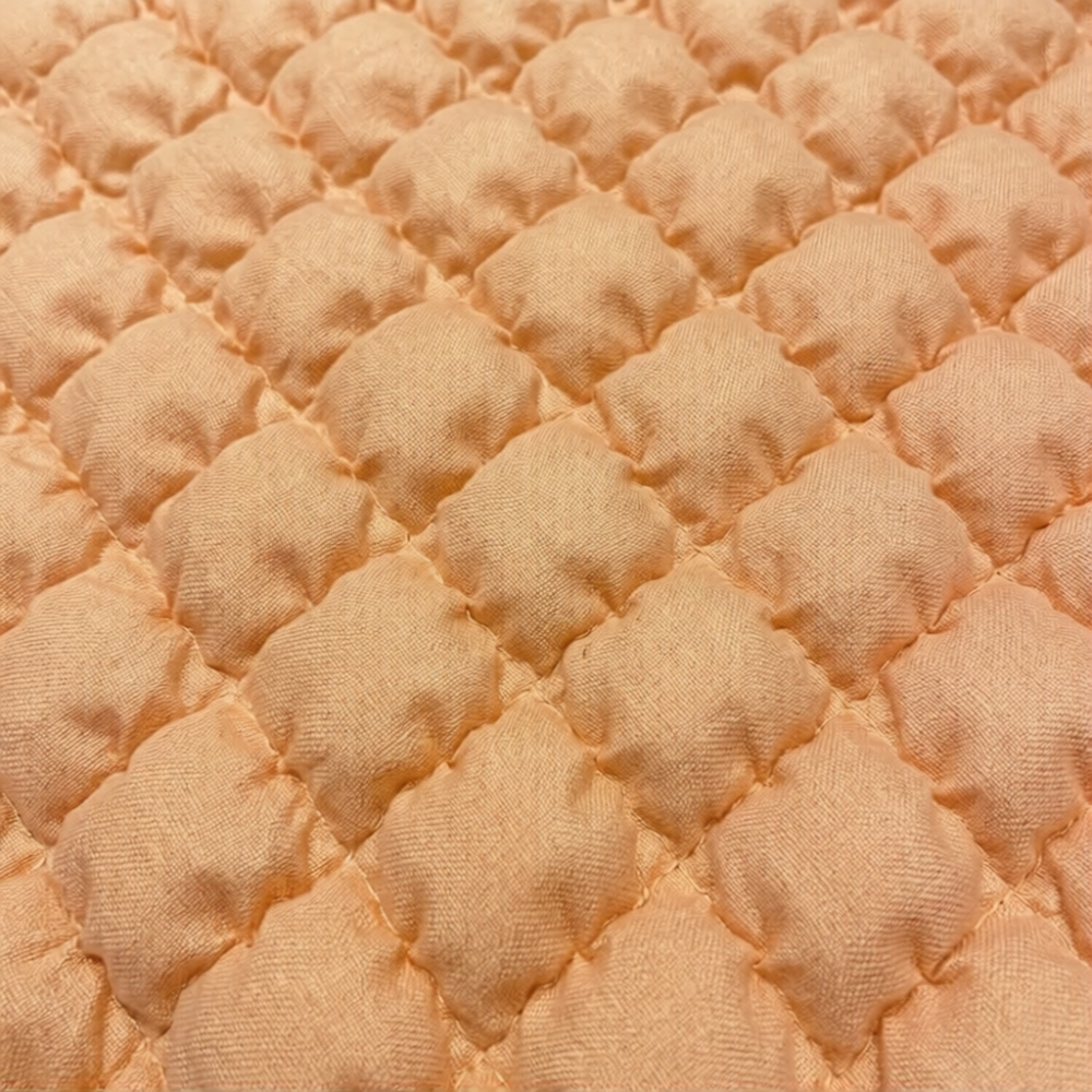 luxury peach bedspread set