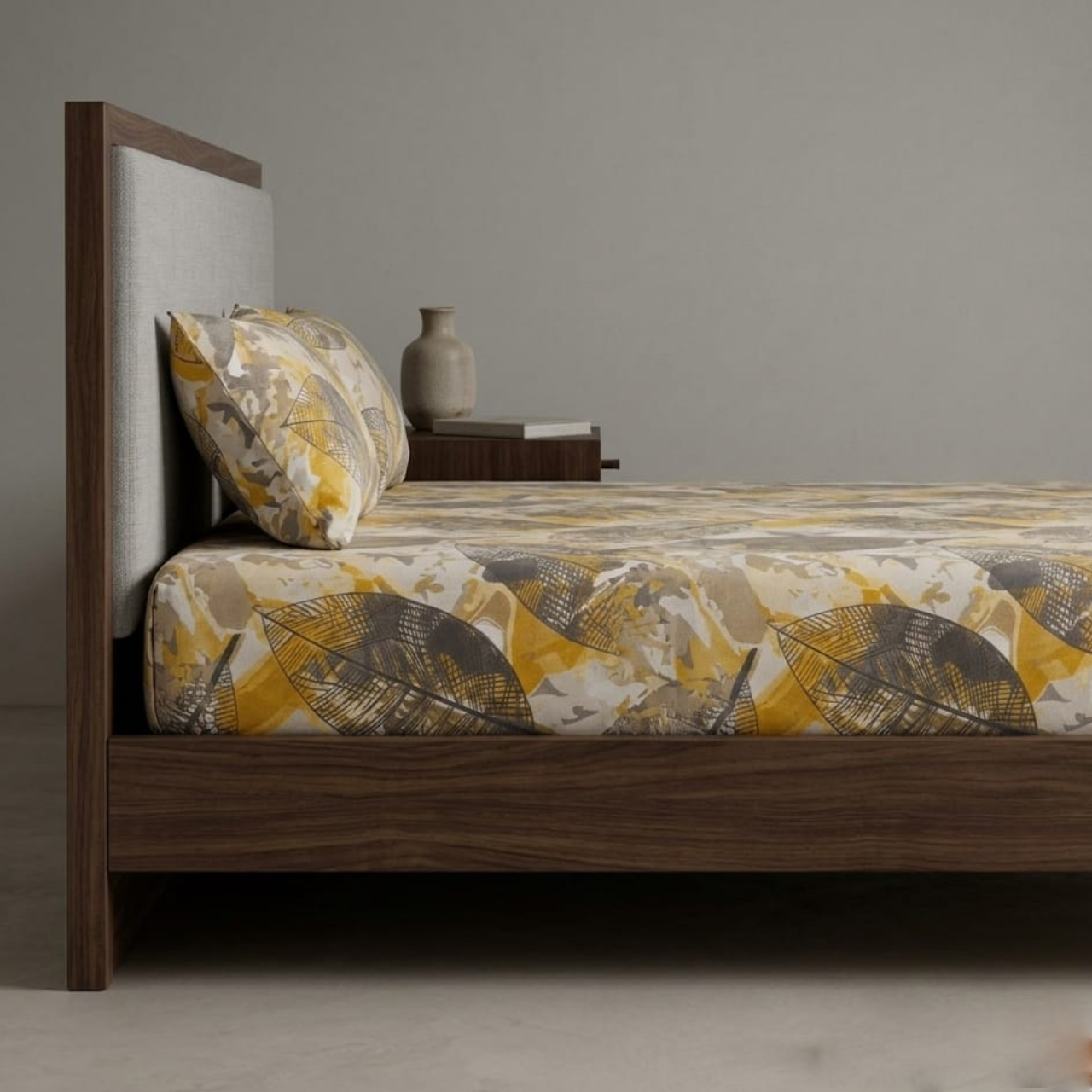 autumn leaves luxe microfiber bedsheet set