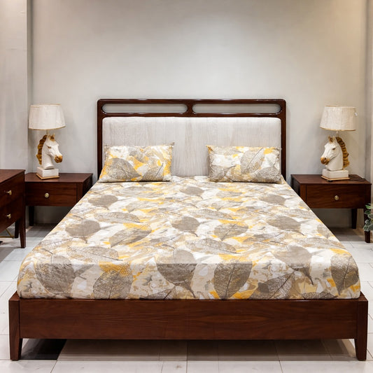 autumn leaves luxe microfiber bedsheet set