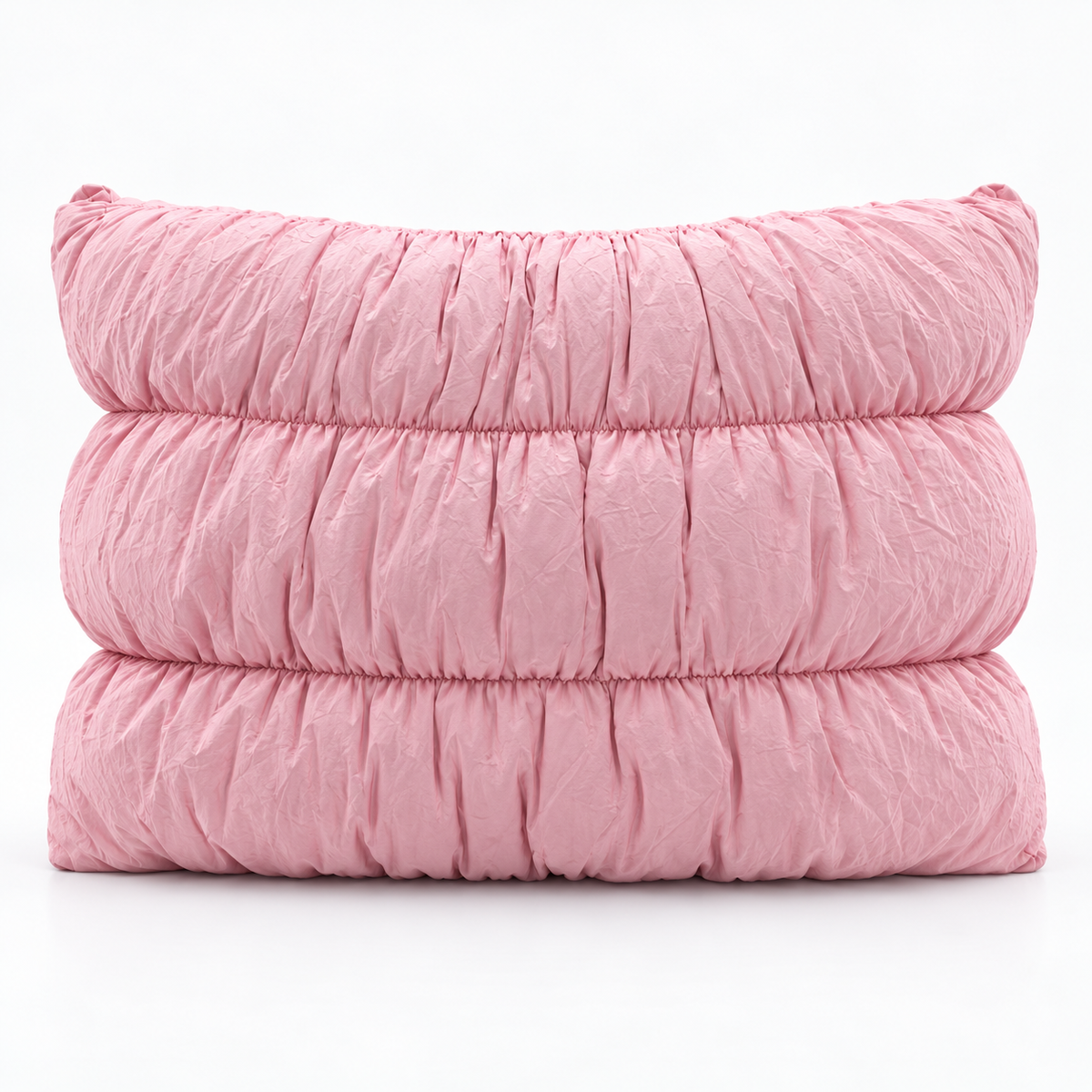 Ruched Cotton Pillow