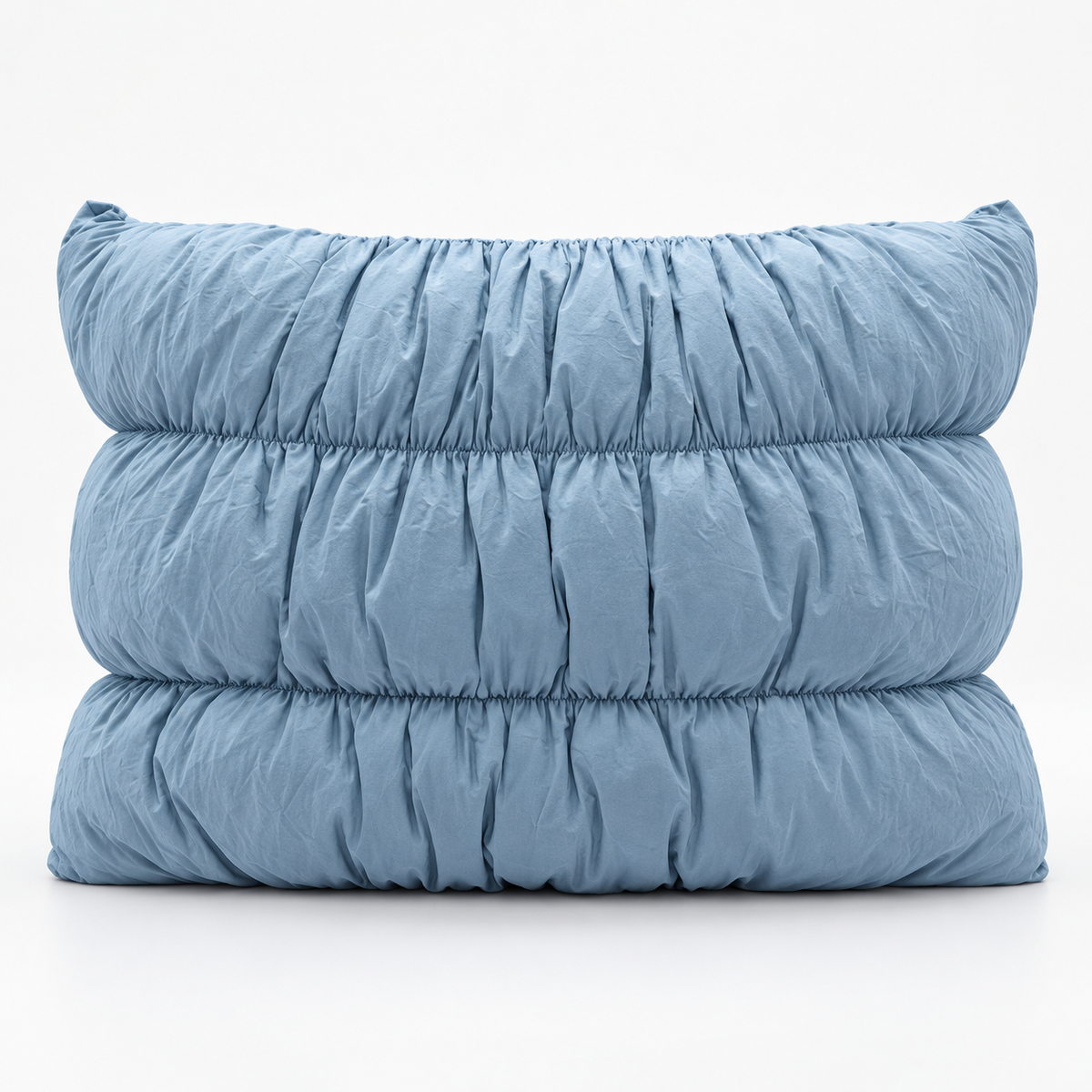 Ruched Cotton Pillow