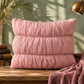 Ruched Cotton Pillow