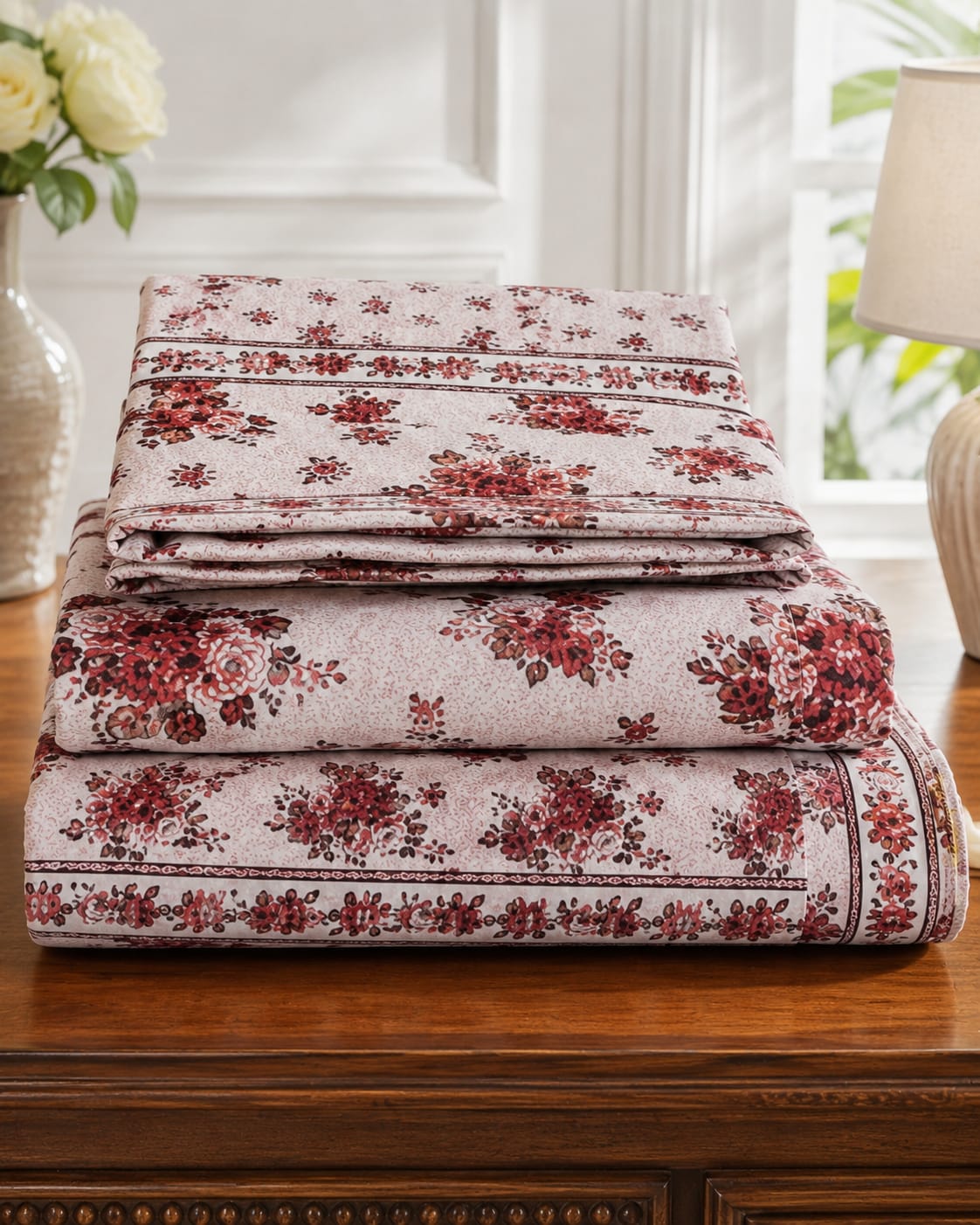 Chateau Rose Crystal Cotton Lifetime Bedsheet