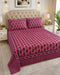 Magenta Paisley Crystal Cotton Lifetime Bedsheet