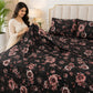 Obsidian Rose Crystal Cotton Lifetime Bedsheet