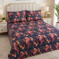 Indigo Peony Crystal Cotton Lifetime Bedsheet