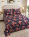 Indigo Peony Crystal Cotton Lifetime Bedsheet