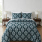 Emerald Damask Crystal Cotton Lifetime Bedsheet