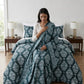 Emerald Damask Crystal Cotton Lifetime Bedsheet