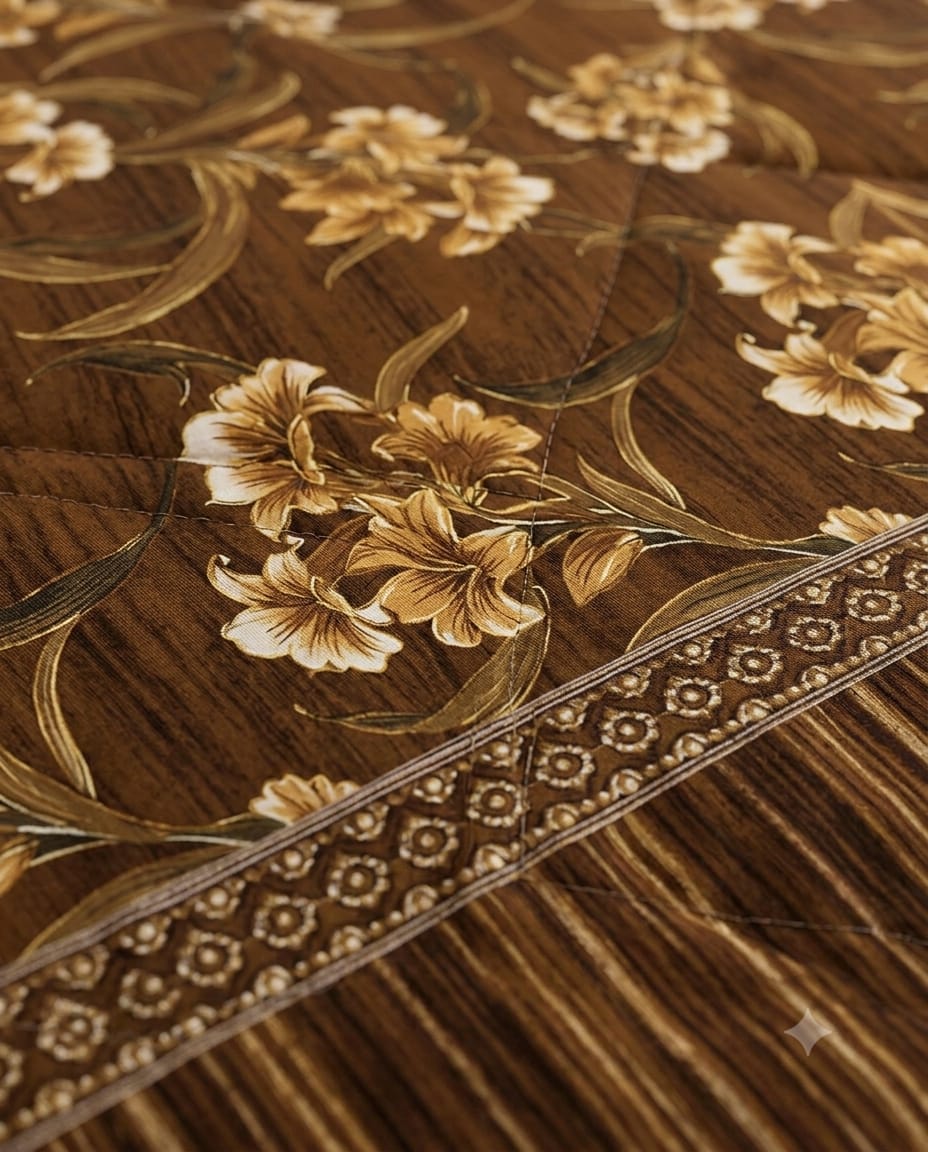 Golden Bark Crystal Cotton Lifetime Bedsheet