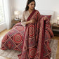 Ruby Ajrakh Crystal Cotton Lifetime Bedsheet