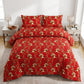 Crimson Royalty Crystal Cotton Lifetime Bedsheet