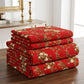 Crimson Royalty Crystal Cotton Lifetime Bedsheet