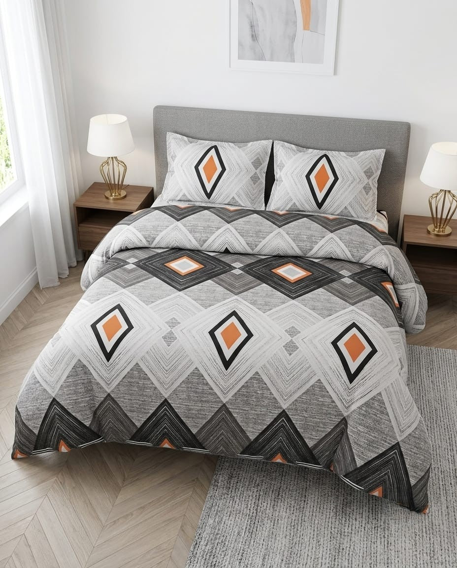 Tangelo Lines Crystal Cotton Lifetime Bedsheet