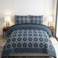 Indigo Royalty Crystal Cotton Lifetime Bedsheet