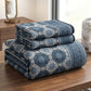 Indigo Royalty Crystal Cotton Lifetime Bedsheet