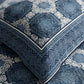 Indigo Royalty Crystal Cotton Lifetime Bedsheet
