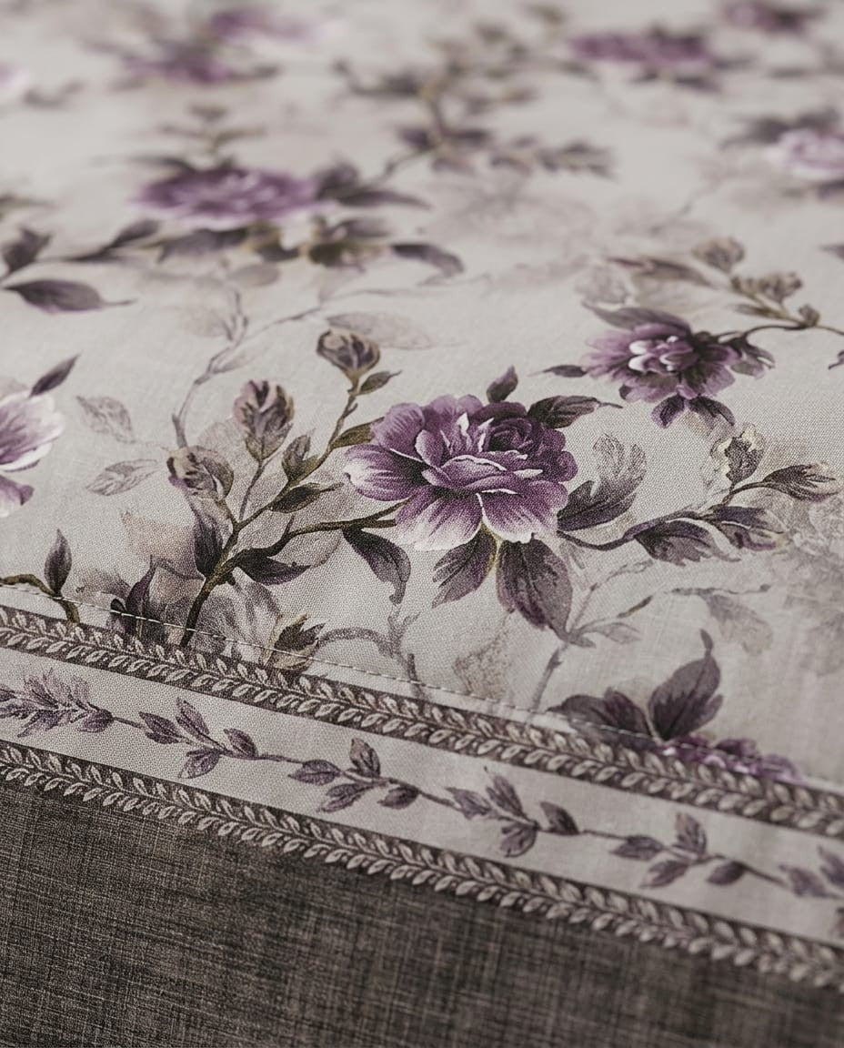 Lavender Dusk Crystal Cotton Lifetime Bedsheet