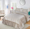 Luxury Ivory  Velvet Bedspread Set – 5 Piece