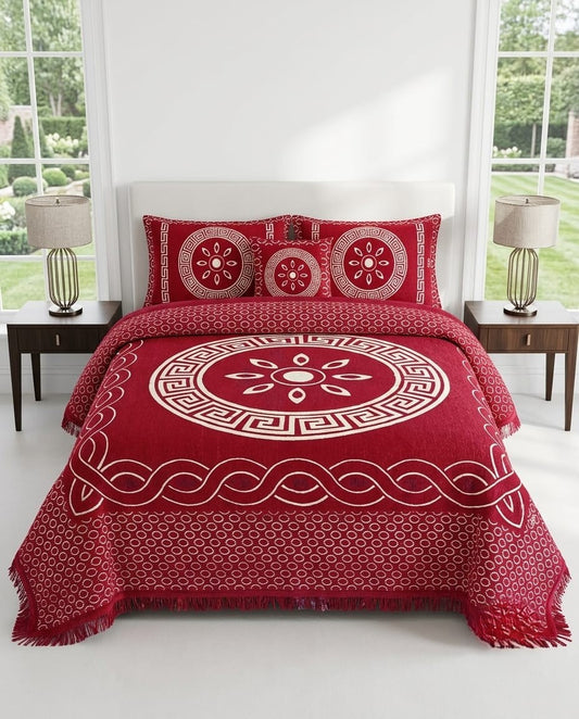 Velvet Bedsheet Set – 5 Piece