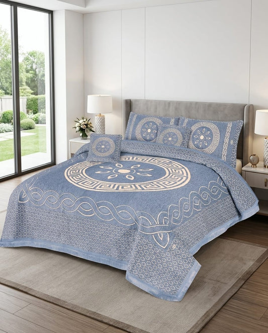 Velvet Bedsheet Set – 5 Piece