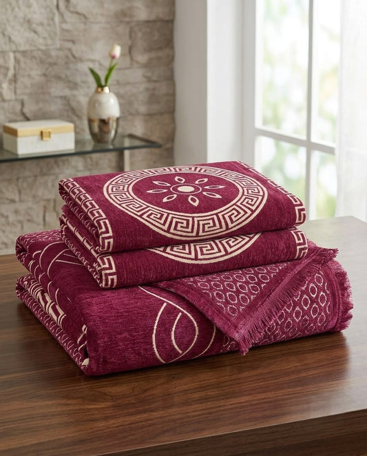 Velvet Bedsheet Set – 5 Piece