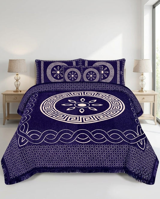 Velvet Bedsheet Set – 5 Piece