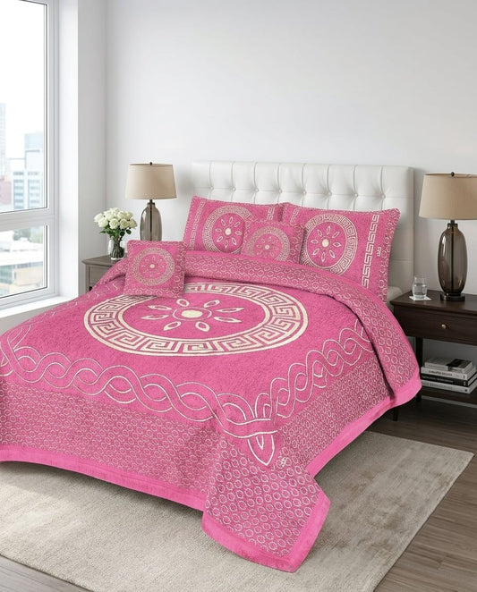 Velvet Bedsheet Set – 5 Piece