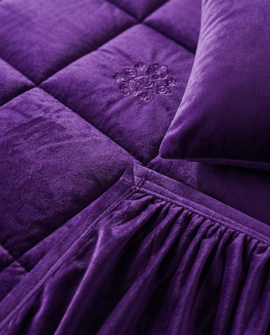 14 Piece Palashe Frilled Bedding Set